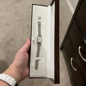 Women’s stainless steel coach watch
